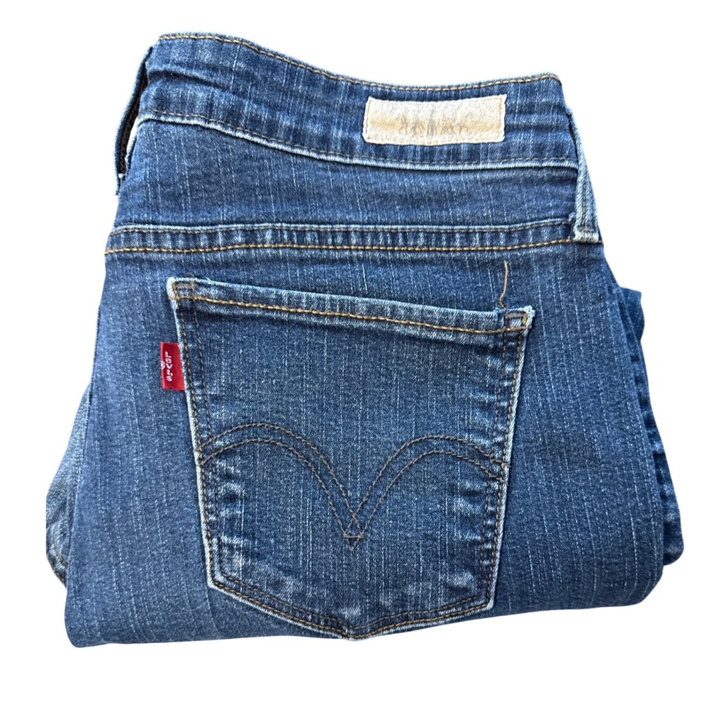 Levis The Original Jean Legging Womens 10 Dark Wash Skinny Denim Blue Jeans